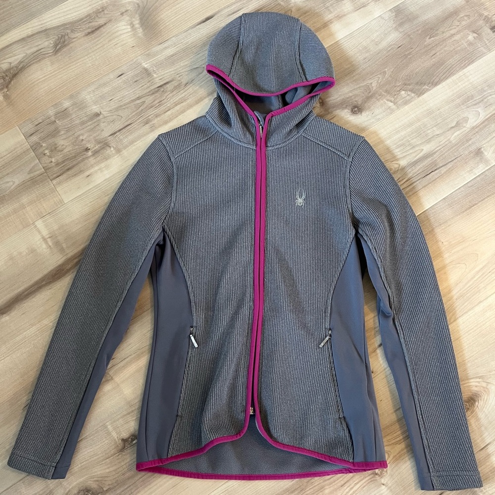 Spyder Gray Jacket with Black Accents